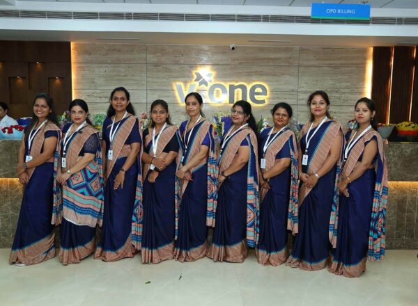 Staff of V-One Hospital, Indore