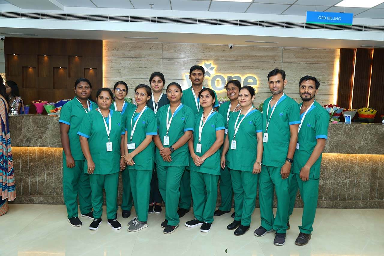 Nursing Staff of V-One Hospital, Indore