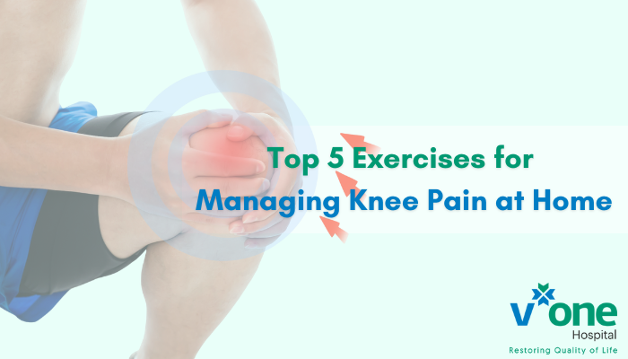 Exercises for Managing Knee Pain at Home Exercises for Managing Knee Pain at Home by orthopaedic doctor in indore